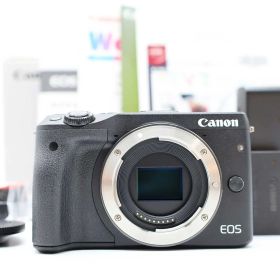 キャノン Canon EOS M3 24.2MP Mirrorless Camera Black Body 元箱 [美品] #Z6890A