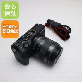 美品 EOS M3 レンズキット ブラック 即日発送 ミラーレス一眼 Canon 本体 土日祝発送OK