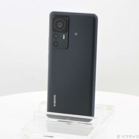 (中古)Xiaomi Xiaomi 12T Pro 256GB ブラック XMSAD2 Softbank SIMフリー(262-ud)