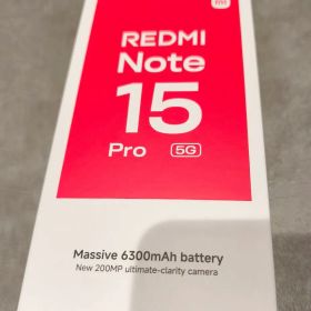 REDMI Note 15 Pro 5G チタングレー 512GB［国内版］