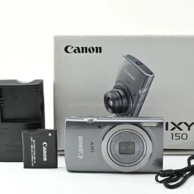 超美品 キヤノン IXY 150 コンパクトデジタルカメラ シルバー Canon