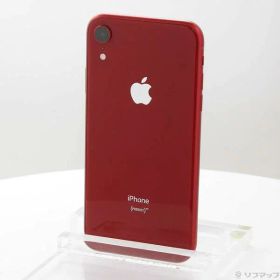 【中古】SoftBank iPhoneXR 64GB プロダクトレッド MT062J／A SoftBank 【196-ud】