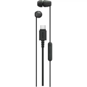 ソニー IER-EX15C B カナル型イヤホン USB type-C接続 5mmドライバー搭載 リモコン付 ブラック