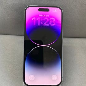超美品 国内版 SIMフリー iPhone14 Pro 512GB ディープパープル色