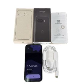 正常可動 Google Pixel グーグルピクセル GA05769-JP 9a スマホ ブラック スマートフォン 携帯 電子機器 128GB