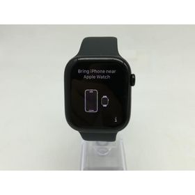 【中古】Apple Apple Watch Series10 46mm GPS ジェットブラックアルミニウムケース/ブラックスポーツバンド (M/L) MWWQ3J/A【広島】保証期間１ヶ月【ランクC】