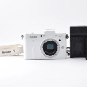美品 ニコン 1 V1 ミラーレスデジタルカメラボディ ホワイト Nikon