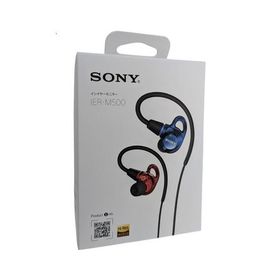 爆買SONY ステレオヘッドホン IER-M500 (Z) レッド＆ブルー