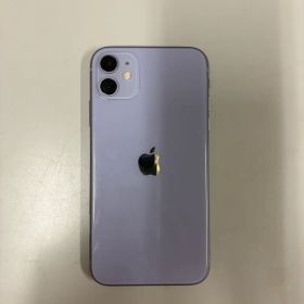 iPhone11 64GB パープル SIMフリー ケース有り