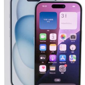 【Apple】アップル『iPhone15 / 6.1inch / 128GB / SIMロック解除済 ソフトバンク / ブルー』MTML3J/A 2023年9月発売 スマートフォン 1週間保証【中古】