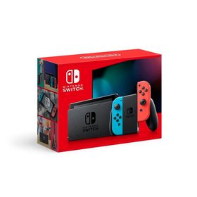 送料込 Nintendo Switch本体 Joy-Con(L)ネオンブルー/(R)ネオンレッド