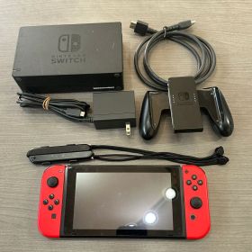 【初期化済】Nintendo Switch 本体 Joy-Con レッド SD付