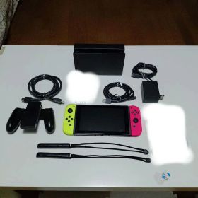 Nintendo Switch 本体 ネオンイエロー/ピンク ジャンク品セット