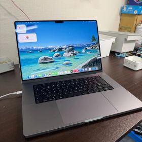 【天板に線傷・浅いへこみ】【簡易動作確認品・保証範囲限定】MacBook Pro 16インチ / 2021 / M1 Max / 32GB / 1TB