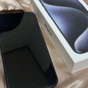 【美品】iPhone 15 Pro Max ブルーチタニウム 256GB