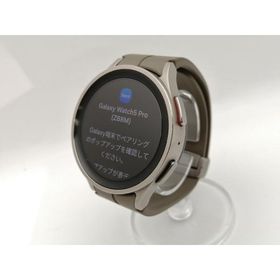 【中古】SAMSUNG Galaxy Watch5 Pro SM-R920NZTAXJP グレーチタニウム【神保町】保証期間１ヶ月【ランクB】