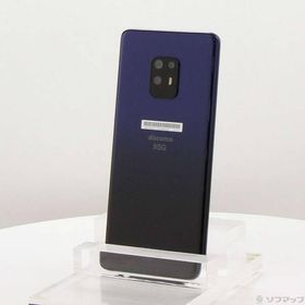 〔中古〕FUJITSU(富士通） arrows 5G 128GB ネイビーブラック F-51A docomoロック解除SIMフリー〔349-ud〕