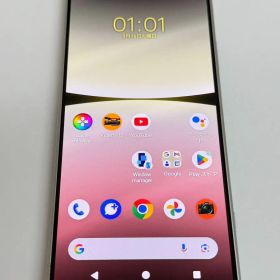 【83】ジャンク品 Xperia 5Ⅳ SOG09 au SIMフリー 128GB エクリュホワイト ソニー SONY 白ロム KDDI