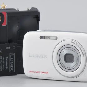 【中古】Panasonic パナソニック LUMIX DMC-S1 ホワイト コンパクトデジタルカメラ