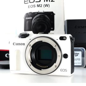 9月限定3千円引き中（47,800円⇒44,800円）【キヤノン】Canon EOS M2 ホワイト デジタルミラーレスカメラ #W282A