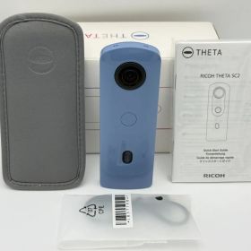 【良品】RICOH THETA SC2 ブルー リコー シータ 360度カメラ R03030