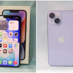 Apple iPhone14 128GB SIMフリー 3L237J/A 本体 ブルー 元デモ機 日本国内モデル au〇 827-3