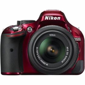 【中古】ニコン Nikon D5200 レンズキット レッド当店保証30日間 人気モデル 高画質 売れ筋