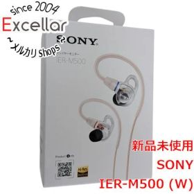 [bn:13] SONY ステレオヘッドホン IER-M500 (W) クリア