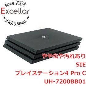 [bn:12] SONY プレイステーション4 Pro 1TB ジェット・ブラック CUH-7200BB01 コントローラーなし