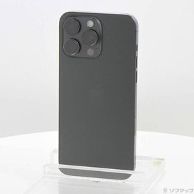 〔中古〕Apple(アップル) iPhone15 Pro Max 256GB ブラックチタニウム MU6P3J／A SIMフリー〔276-ud〕