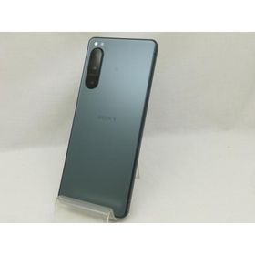 【中古】SONY 国内版 【SIMフリー】 Xperia 5 IV 8GB 256GB XQ-CQ44/G グリーン【川崎】保証期間１ヶ月【ランクC】