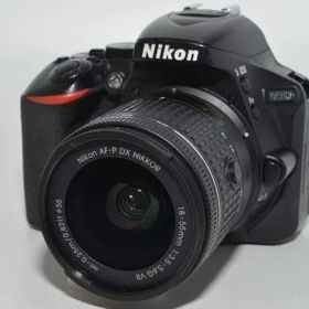 260847★極上★Nikon デジタル一眼レフカメラ D5600 AF-P 18-55 VR レンズキット ブラック D5600LKBK