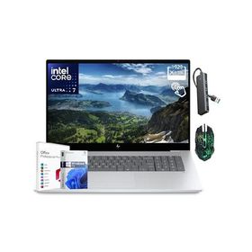 HP OmniBook X NGAI 17, 17.3" FHD Touchscreen Business Laptop, Intel Core Ultra 7 256V, 16GB LPDDR5 RAM, 1TB SSD, Wi-Fi 7, Bluetooth 5.4, Win 11 Pro, G