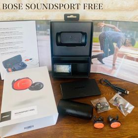 【訳あり】BOSE SOUNDSPORT FREE ワイヤレスイヤホン オレンジ