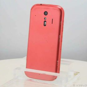 【中古】FUJITSU(富士通） らくらくスマートフォン 32GB ピンク F-42A docomoロック解除SIMフリー 【377-ud】