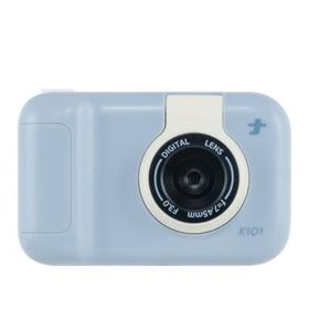 ナカバヤシ トイカメラ デジカメ コンデジ CAM-K101BL コドモナカメラ レンズ部分が反転 自撮りも可能 動画撮影対応 2.4インチモニター付 ブルー 爆買