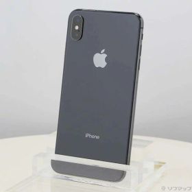 【中古】Apple(アップル) iPhoneXS Max 64GB スペースグレイ MT6Q2J／A SIMフリー 【377-ud】