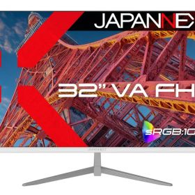 【ポイント10倍】 JAPANNEXT PCモニター・液晶ディスプレイ JN-V32FLFHD-W [32インチ ホワイト] 【P10倍】