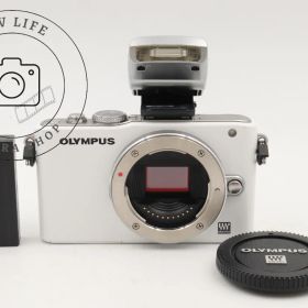 ショット数 2374回 極上品☆OLYMPUS PEN E-PL3 オリンパス ボディフラッシュ付 ミラーレス一眼 ###18498