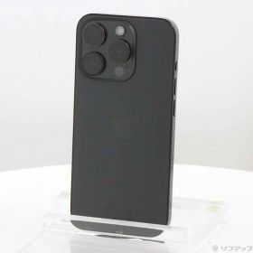 【中古】Apple(アップル) iPhone15 Pro 128GB ブラックチタニウム MTU73J／A SIMフリー 【198-ud】