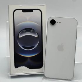 【箱付き中古C】iPhone 16e 128GB ホワイト バッテリー【100%】 SIMフリー 白ロム