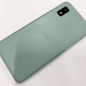 セイモバイル★【中古：Bランク】SIMフリー Y!mobile版 AQUOS wish2 A204SH オリーブグリーン 白ロム