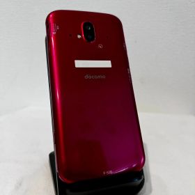 らくらくスマートフォン F-52B 64GB docomo レッド バッテリー良好 動作確認済み/No.706