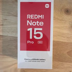 Xiaomi Redmi Note 15 Pro 5G Black 本体