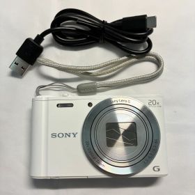 美品 SONY DSC-WX350 ホワイト コンパクトデジタルカメラ