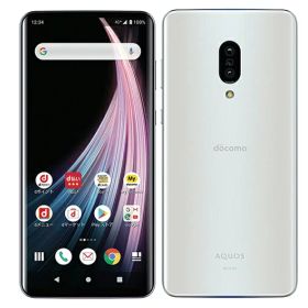 【中古】Cランク【傷や汚れあり】 SIMフリー SH-01M SHARP AQUOS zero2 ミスティホワイト 利用制限〇(白ロム) 送料無料
