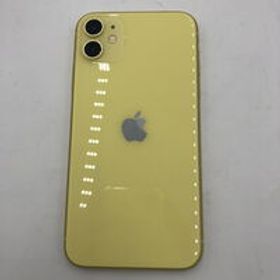 中古 Apple iPhone11 6.1インチ 128GB (イエロー) 国内版SIMロックフリー MWM42J/A 140567 状態： C:並品