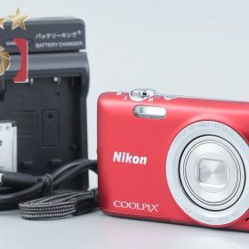 【中古】Nikon ニコン COOLPIX S2700 レッド コンパクトデジタルカメラ
