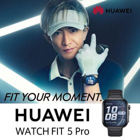 スマートウォッチ HUAWEI WATCH FIT 5 Pro 1.92型大画面 最大10日間駆動 転倒検出 高度なゴルフ機能・ミニストレッチ・心電図・睡眠管理搭載 iOS/Android対応