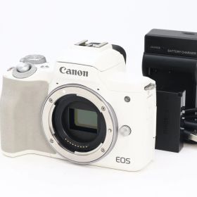 C (難あり) Canon キヤノン EOS Kiss M2 ボディ ホワイト 返品不可 88-121